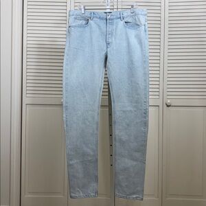 A.P.C. Men's Light Wash Slim Cotton Jeans Size 36